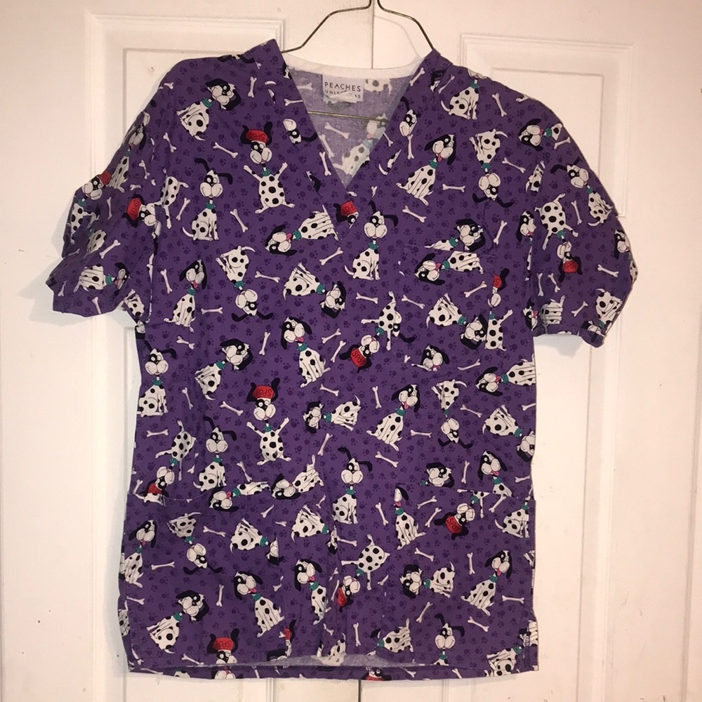 Women’s Dalmatian Scrub Top